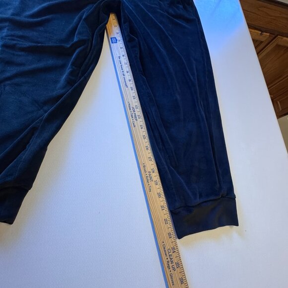 Terra & Sky Velour Pant Set Womens Size 1X Black Lounge Athleisure - Picture 10 of 11